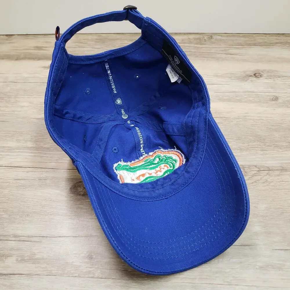 Florida Gators Hat Cap Strap Back Top Of The World Youth One Size Blue Football